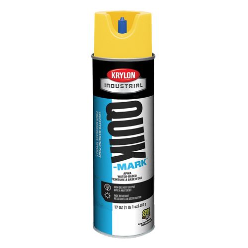 Picture of Krylon® Quik-Mark™ Water-Based Inverted Marking Paint - APWA Utility Yellow
