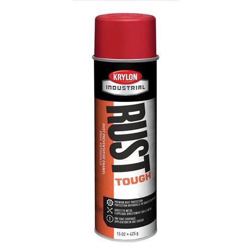 Picture of Krylon® Rust Tough® Acrylic Enamel Aerosol - Safety Red