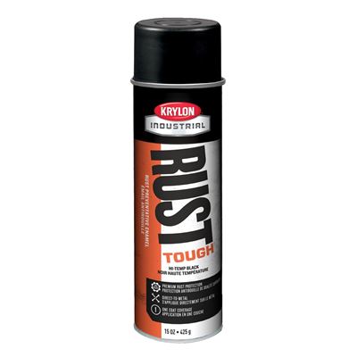 Picture of Krylon® Rust Tough® Acrylic Enamel Aerosol - Hi-Temp Black