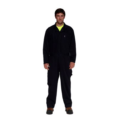 Stalworth Style 761 Navy Standard Poly/Cotton Coverall - Size 54T Stalworth Style 761 Navy Standard Poly/Cotton Coverall - Size 54T