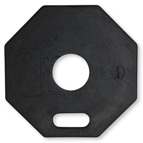 Picture of 11 lbs. Octagonal Rubber Delineator Base