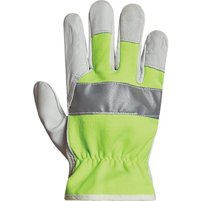 Picture of Superior Glove Endura® Thinsulate™-Lined Hi-Viz Goat-Grain Driver Gloves