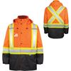 Picture of TERRA® 116520 Hi-Vis Orange 300D Polyester Rain Suit