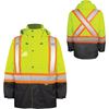Picture of TERRA® 116520 Hi-Vis Yellow 300D Polyester Rain Suit