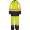 Picture of TERRA® 116520 Hi-Vis Yellow 300D Polyester Rain Suit