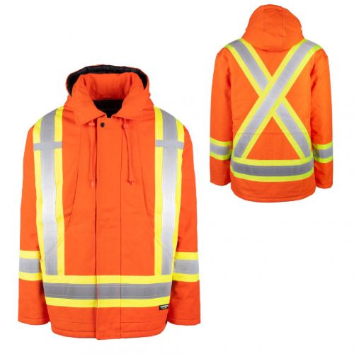 Picture of TERRA® Hi-Vis Orange Insulated Cotton Canvas Parka