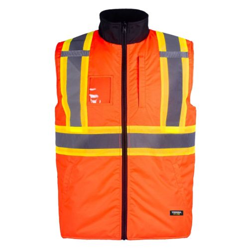 Picture of TERRA® Orange Hi-Vis Insulated Reversible Vest - 3X-Large