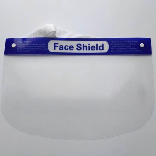 Picture of Clear Face Shields with Foam Forehead Band