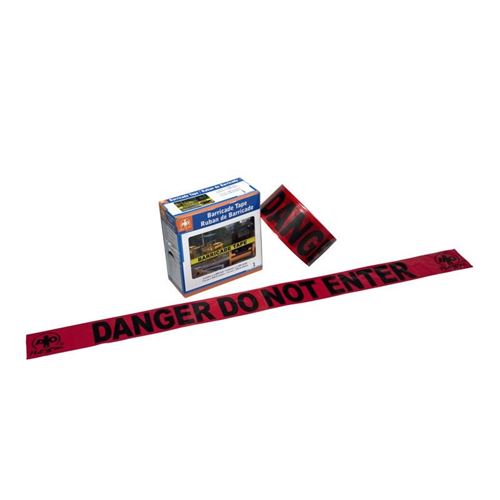 Picture of Wasip Red "Danger - Do Not Enter" Barricade Tape - 3" x 1000'