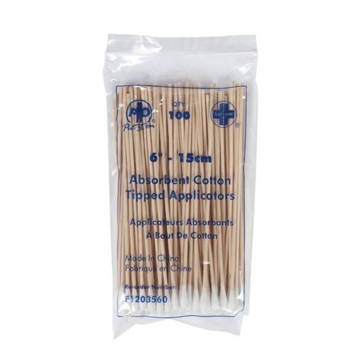 Picture of Wasip 6" Cotton-Tipped Applicators - 100 Applicators per Pack