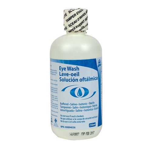 Wasip 250ml 8 Oz Sterile Eyewash Solution Macmor Industries 0502