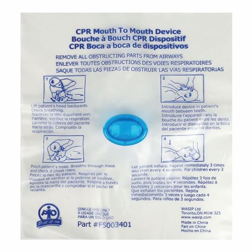 Picture of Wasip CPR-Aid Rescuer Device - Single Use