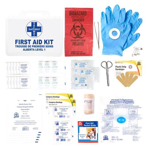 Picture of Alberta Level 1 First Aid Kit - Plastic Box