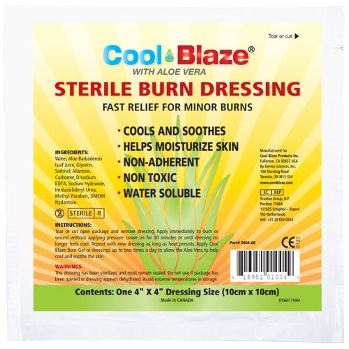 Picture of Wasip CoolBlaze Sterile Burn Dressing, 4" x 4"