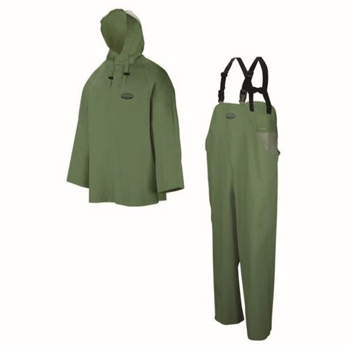Picture of Wasip 801 Series Green Hurricane Rain Suit - Medium