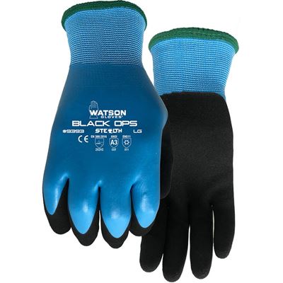 Picture of Watson 9393 Stealth Black Ops Coated Winter Gloves - Large