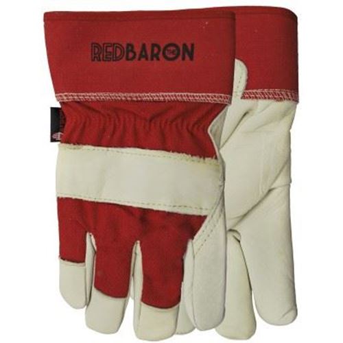 Picture of Watson 94002 Red Baron Grain Cowhide Gloves - Large