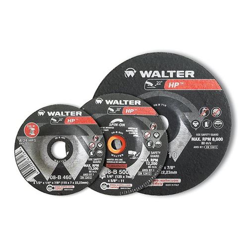 Picture of Walter HP™ Grinding Wheels - Type 27 (Depressed Centre) - 4-1/2" x 1/4" x 7/8"