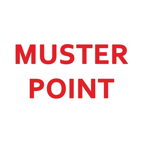 Picture of Muster Point Sign - 10" x 14"